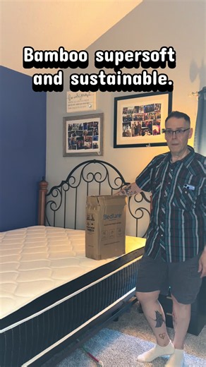 Turn your bed into a cloud ☁️ This bamboo bed topper is ridiculously soft, extra padded, and has super deep pockets that actually stay put. #BambooBedTopper #MattressTopper #PaddedMattressTopper #DeepPocketMattressTopper #BeddingUpgrade