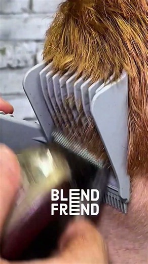 Watch the line soften. 👀 Blend FREND in action, making home haircuts simpler. ✂️