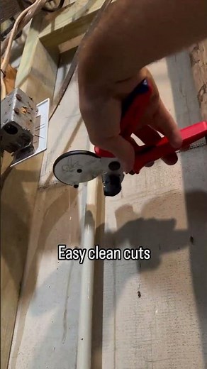 Achieve Perfect Cuts on Composite & Plastic Pipes with KNIPEX Cutter! | Tool Demo by @toolsbydesign