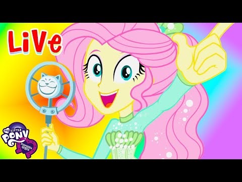 🔴 Equestria Girls LIVE 🔮 BEST SONGS 🌈 Under our Spell, Cafeteria Song + more songs! 🎶💜 MLP EG