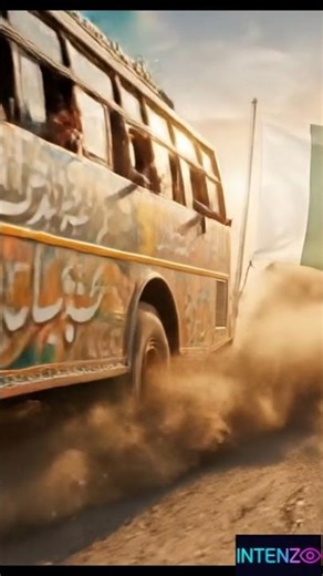 Pakistani Bus Race: The REAL Fast & Furious?! (AI Animation) 🤯 #shorts