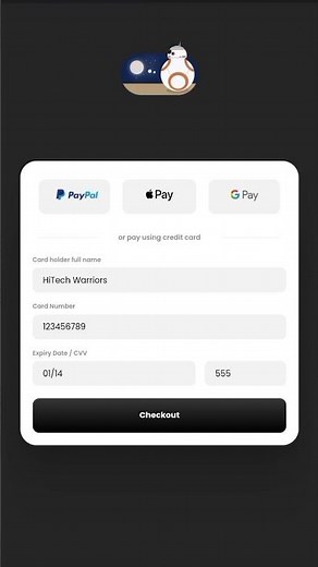 Payment 💰 Form | HTML CSS #coding #programming #html #css