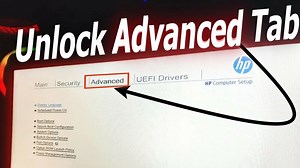 How to Enable Advanced BIOS Settings on Your HP Computer | hp advanced bios unlock
