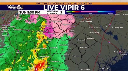 #LIVE | 6 PM WJBF Winter Weather Headlines | WJBF NewsChannel 6