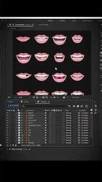 Create realistic human-like lip sync in After Effects || Expression || Animation #AfterEffects