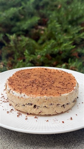 Jade Rogulj | A simple, indulgent no-bake mocha rice cake with tiramisu vibes ☕️✨ Creamy high protein coffee rice cake layers with a raspberry dark... | Instagram