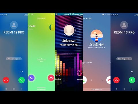 REDMI 12 PRO VS SAMSUNG A36 VS REDMI 5 LIGHT VS SAMSUNG J2 VS REDMI 13 PRO incoming call