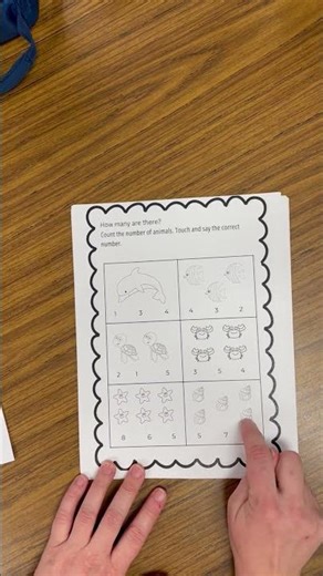 September- Homework Fluency- Counting Objects to 6