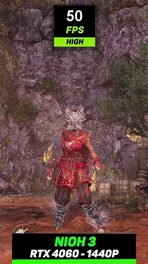RTX 4060 NIOH 3 - 1440p Low to Ultra #nioh3 #nvidia #benchmark