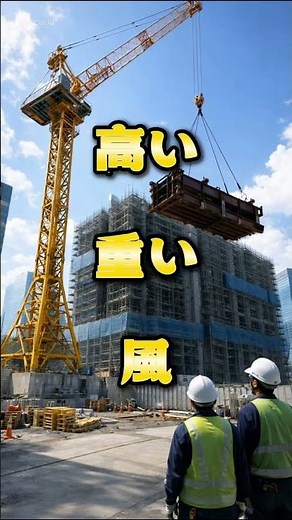 クレーンはなぜ倒れない？建設現場の安全の仕組み