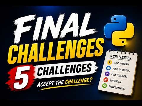 99% People FAIL 😱 | Python Final Challenge | ‪@PythonWithHarsh‬ Python Basics #30