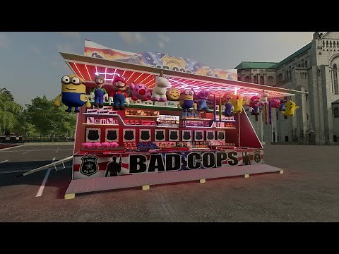 [NEW/EXCLU] BadCops [Dir. Drache] (fairground shooting range) in Farming Simulator 2019 | SIMPLE IC