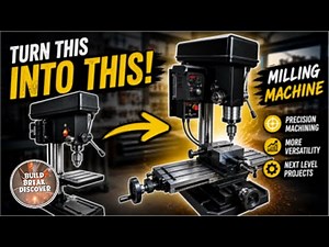 Turning a Broken Drill Press into a MILLING MACHINE