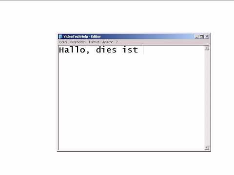 EINSTEIGER: Neues Textdokument erstellen