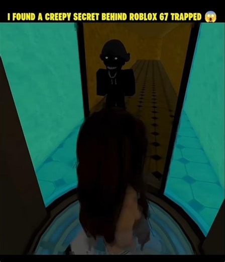 I FOUND A CREEPY SECRET BEHIND THIS ROBLOX 67 TRAPPED 😨#roblox #fyp