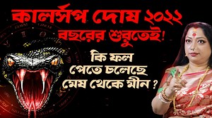 2021 শেষ হবার পর 2022 এর শুরুতে কালসর্প দোষ সৃষ্টি হয়ে থাকছে | এর ফল স্বরূপ কি মারাত্মক ফল পেতে চলেছে মেষ থেকে মীন, প্রতিটি রাশি ? জেনে নিন এই পর্বে | #Kalsorpodosh #kalsorpodosh2022 #prediction2022 #2022planettransit | Astrologer Baishali Sarkar -The Essence Of Astrology