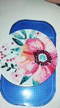Modern Florals diamond painting coasters from ‪@DiamondDotz‬ part 4 of 4