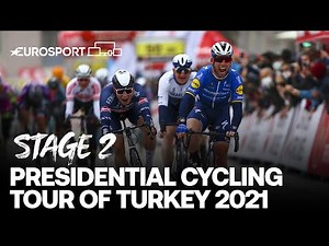 Presidential Cycling Tour of Turkey 2021 - Stage 2 Highlights | Cycling | Eurosport