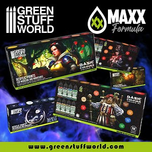 🇬🇧Our range of Maxx Formula sets, designed to meet all the needs of the painter. No limits to your imagination. 🇪🇸Nuestra gama de sets de Maxx Formula, pensados para cubrir todas las necesidades del pintor. Sin limites para tu imaginacion. https://www.greenstuffworld.com/en/122-acrylic-paints #adeptusastartes #killteam #Brettspiele #terrainbuilding #warhammerofficial #Miniaturen #miniatures #greenstuffworld #paintingwarhammer #paintingminiatures #tabletopgames #indomitus #gamesworkshop #warh