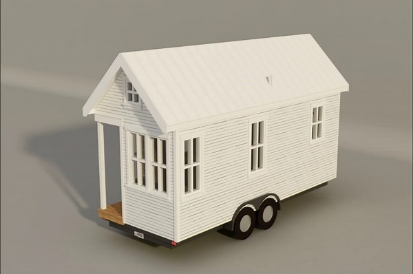 DIY 170 sq ft Tiny House on Wheels Plans - Build Your Own Cozy Retreat!