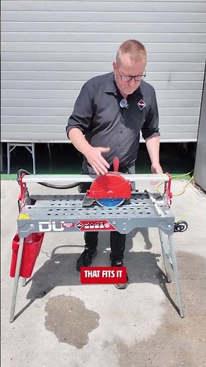 Get to know the Rubi DU-200 EVO Wet Saw ⚙️
