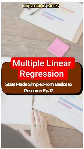 Multiple Linear Regression #statistics #biostatistics #clinicalresearch #pharmacovigilance