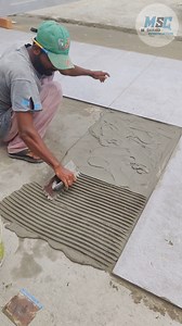 Marble tile install process#tiles #construction #viralreelsfb | Master Construction Company