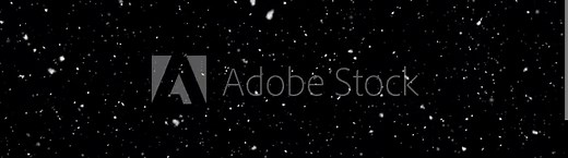 Animation with isolated snow, seamless snowing loop, transparent background (ProRes with alpha channel).