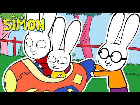 Lunch time already? 🍽️🛩️ Simon | Full episodes Compilation 1hr S2 | Cartoons for Kids