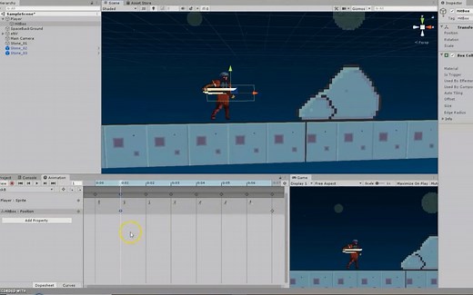 4分钟unity3D攻击判定hitbox教程2-油管搬运 机翻中字