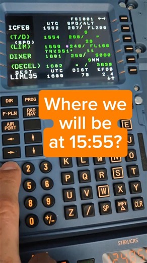 How to place a waypoint in time, not in space (MCDU)#fs2020 #aviation #airbus #a320 #tutorial #howto