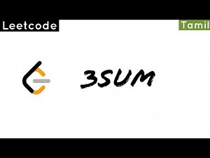 3Sum Explained - Leetcode | Tamil