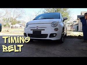 How do you replace the timing belt on the Fiat 500?
