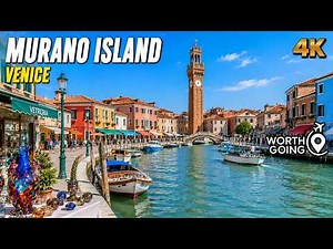 Murano Island Venice Italy 4K | Exploring the Famous Glassmaking Island of Venice