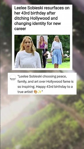 Leelee Sobieski resurfaces on her 43rd birthday after ditching Hollywood and ... #celebrity