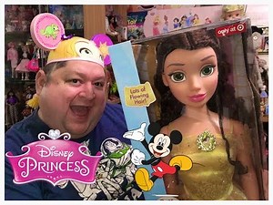 *Brand New*2017 Disney Princess Fairytale Friend Belle Doll Over 3 Feet Tall Target Exclusive Revie