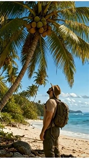 Trapped… alone… no help… just survival instincts🏝️Would YOU survive Day 1?🌊🔥 #shorts #fyp #trending