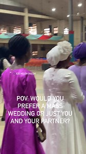 295K views · 3.2K reactions | I was lucky to be the only one wedding during my time. It took less time and we closed the church wedding just on time. How was yours? #Wedding #dlbride #modestbride #saturdaymorning #wedding #bridetobe #modesty #deeperlife #bride #bridesmaids #myweddingday | Eze Helen Ogechi | Facebook