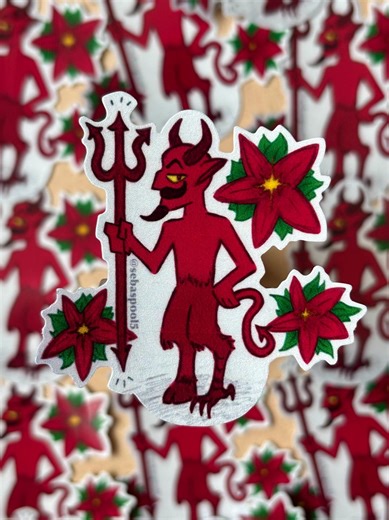 El Diablito Waterproof Sticker - Etsy