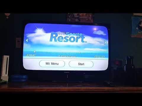 How far on Wii Sports Resort can you play without the wii motion plus
