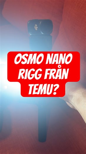 Min Dji Osmo Nano rigg inkl väska för under 500:- 👀🤩