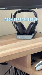 Logitech-A50X PS5 to COMPUTER Capture card-AUDIO-SETUP 4K compatible #stream #studio #audio #pc #ps5