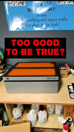 Shocks Art | @wecreat.official sent me their vision pro laser to review #laser #wecreate #DIY #SmallBusiness | Instagram