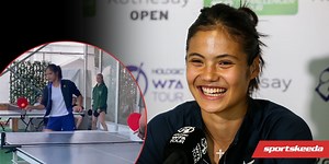 WATCH: Emma Raducanu showcases table tennis skills