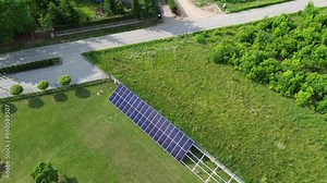 process of ground-mounted solar panel installation process