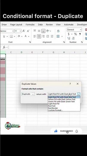 Highlight Duplicate Values in Excel Using Conditional Formatting | Easy Excel Trick