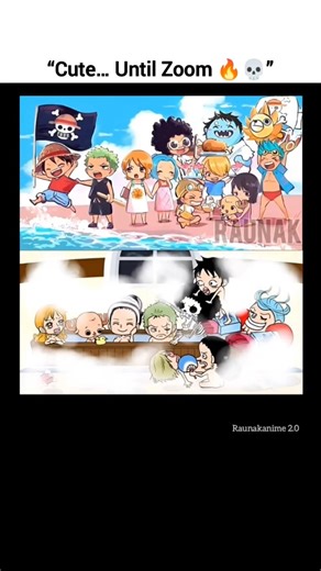 Cute until you zoom in ...‼️🔥 #onepiece
