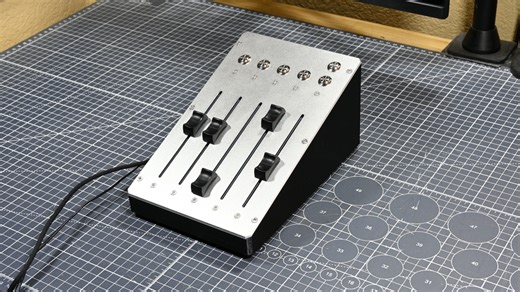 Motorized Faders Make An Awesome Volume Mixer For Your PC