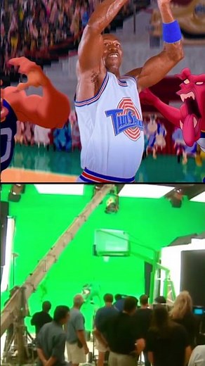 🎥: Space Jam (1996) #michaeljordan #behindthescenes #spacejam #filmmaking