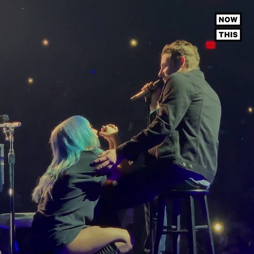 Bradley Cooper surprised fans at a Lady Gaga show in Vegas, when the two performed 'Shallow' live for the first time together | NowThis Entertainment